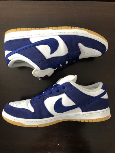 Nike SB Dunk Low "Los Angeles Dodgers/Deep Royal Blue"