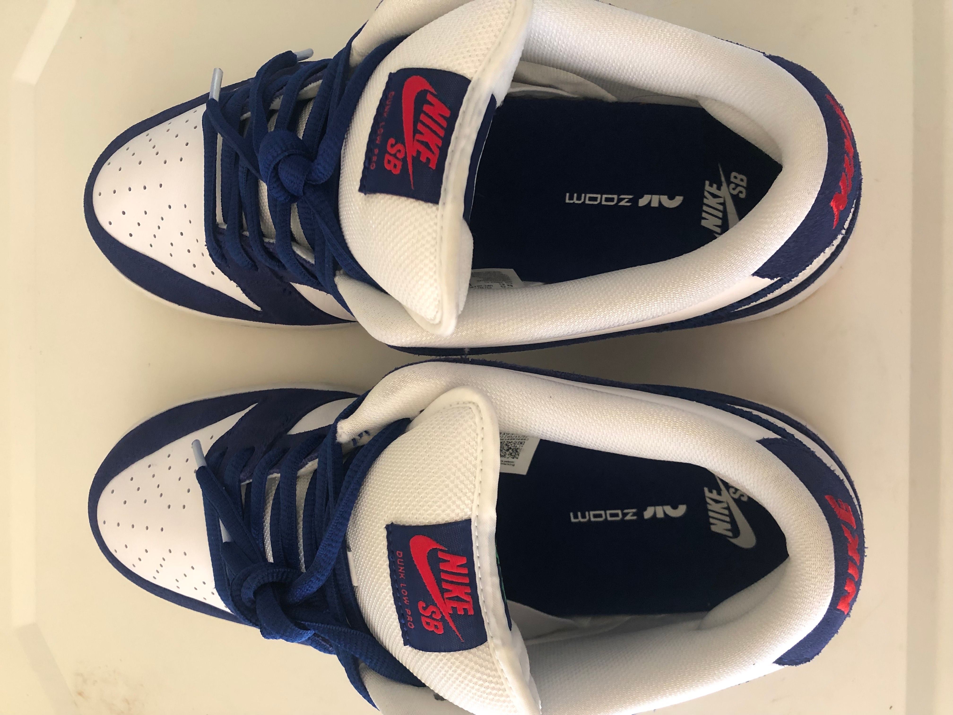 Nike SB Dunk Low "Los Angeles Dodgers/Deep Royal Blue"