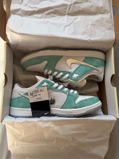 APRIL SKATEBOARDS × Nike SB Dunk Low Pro QS "White and Multi-Color"