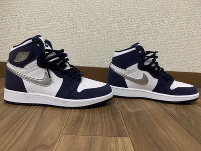 Nike GS Air Jordan 1 High OG CO.JP "Midnight Navy" (2020)(ブリーフケースなし)