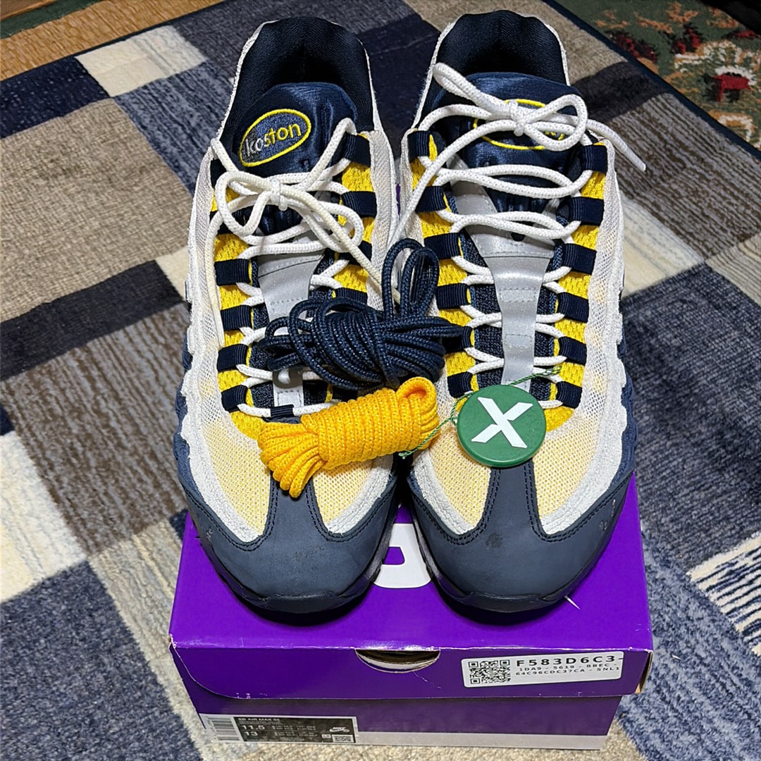 Eric Koston × Nike SB Air Max 95 "Obsidian and Speed Yellow"