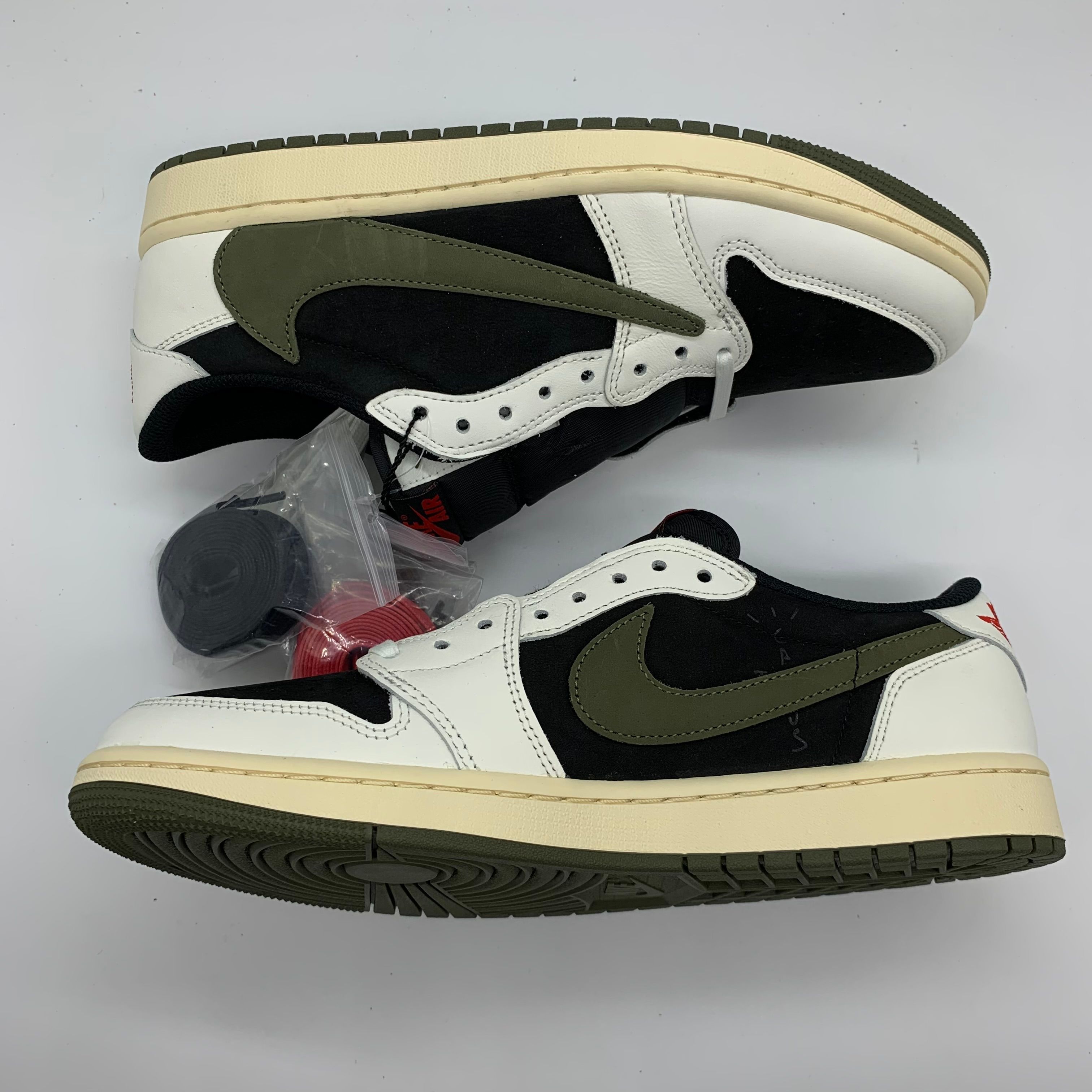 Travis Scott × Nike Women's Air Jordan 1 Low OG "Medium Olive"