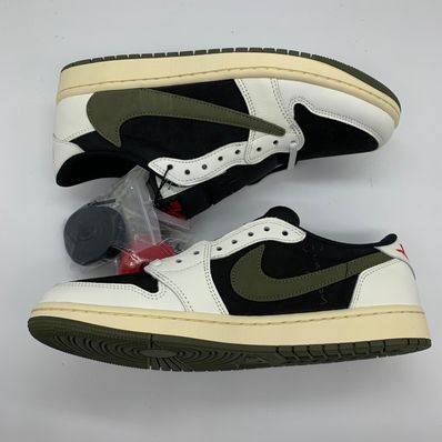 Travis Scott × Nike Women's Air Jordan 1 Low OG "Medium Olive"