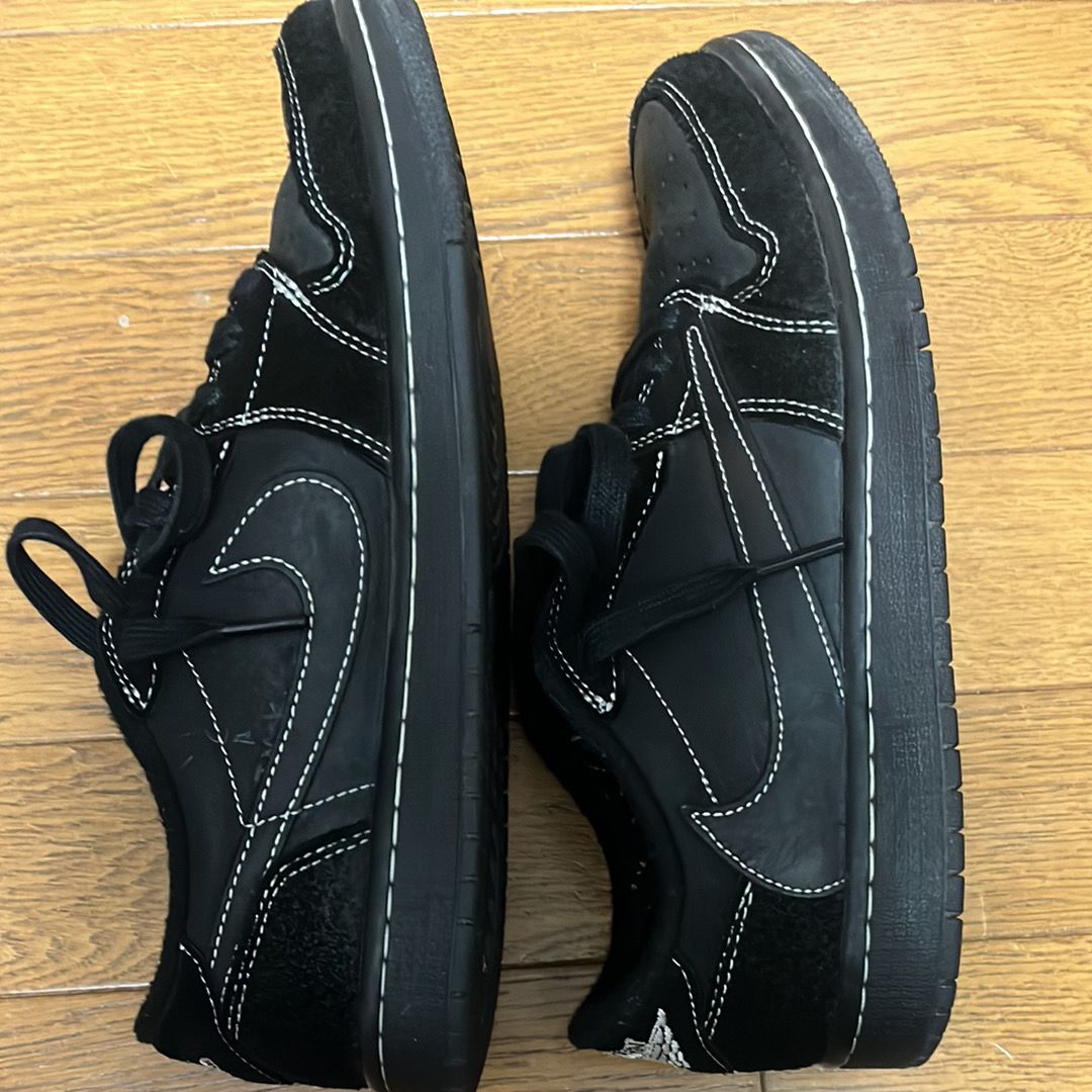 Travis Scott × Nike Air Jordan 1 Low OG SP "Black Phantom"