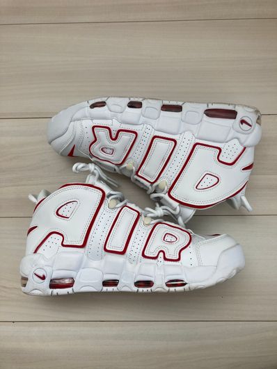 NIKE AIR MORE UPTEMPO "WHITE/VARSITY RED" (2021)