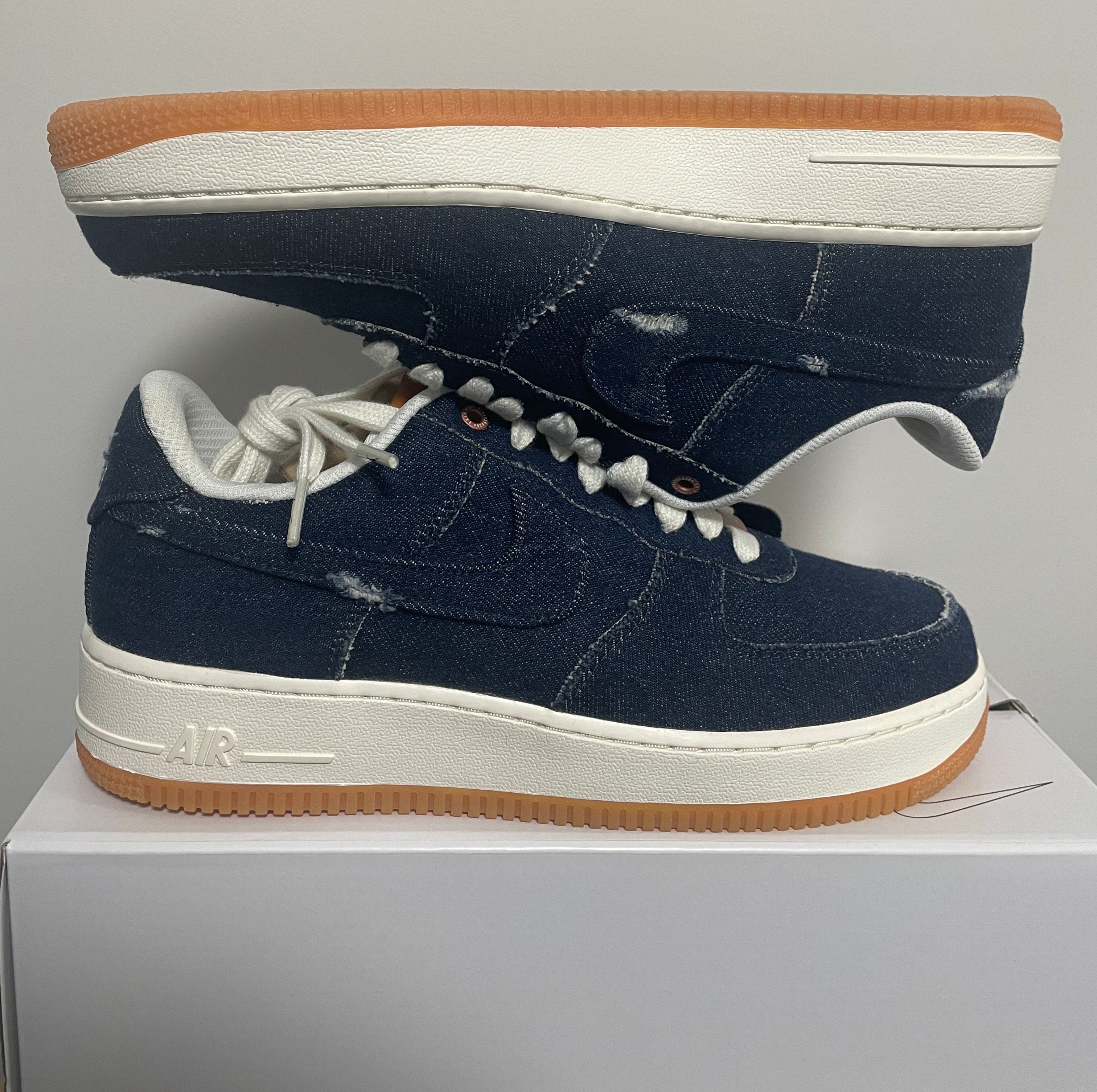 Levi’s®︎ × Nike Air Force 1 Low "White/Denim" (Nike By You)