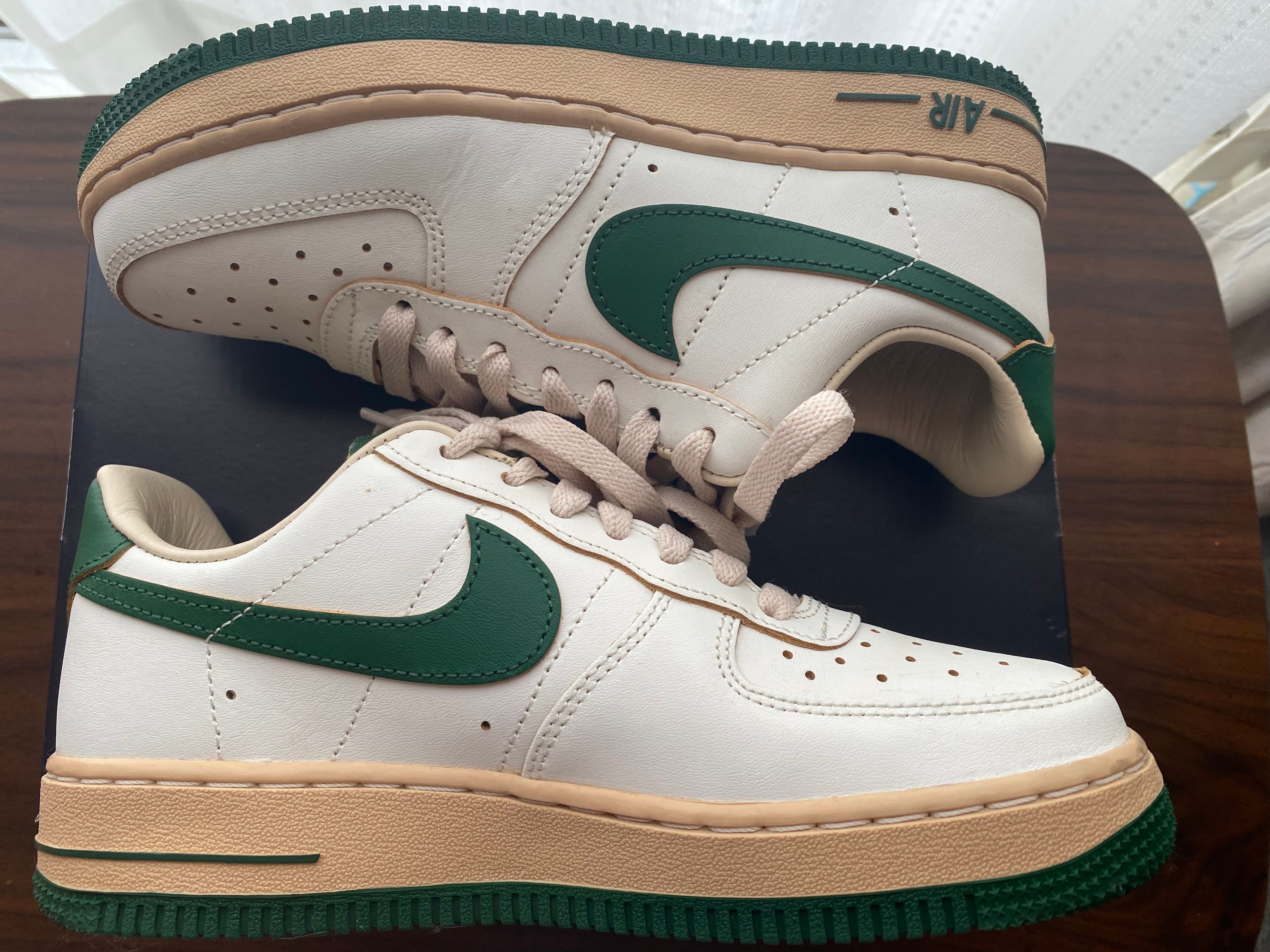 Nike Women's Air Force 1 Low "Green and Muslin"