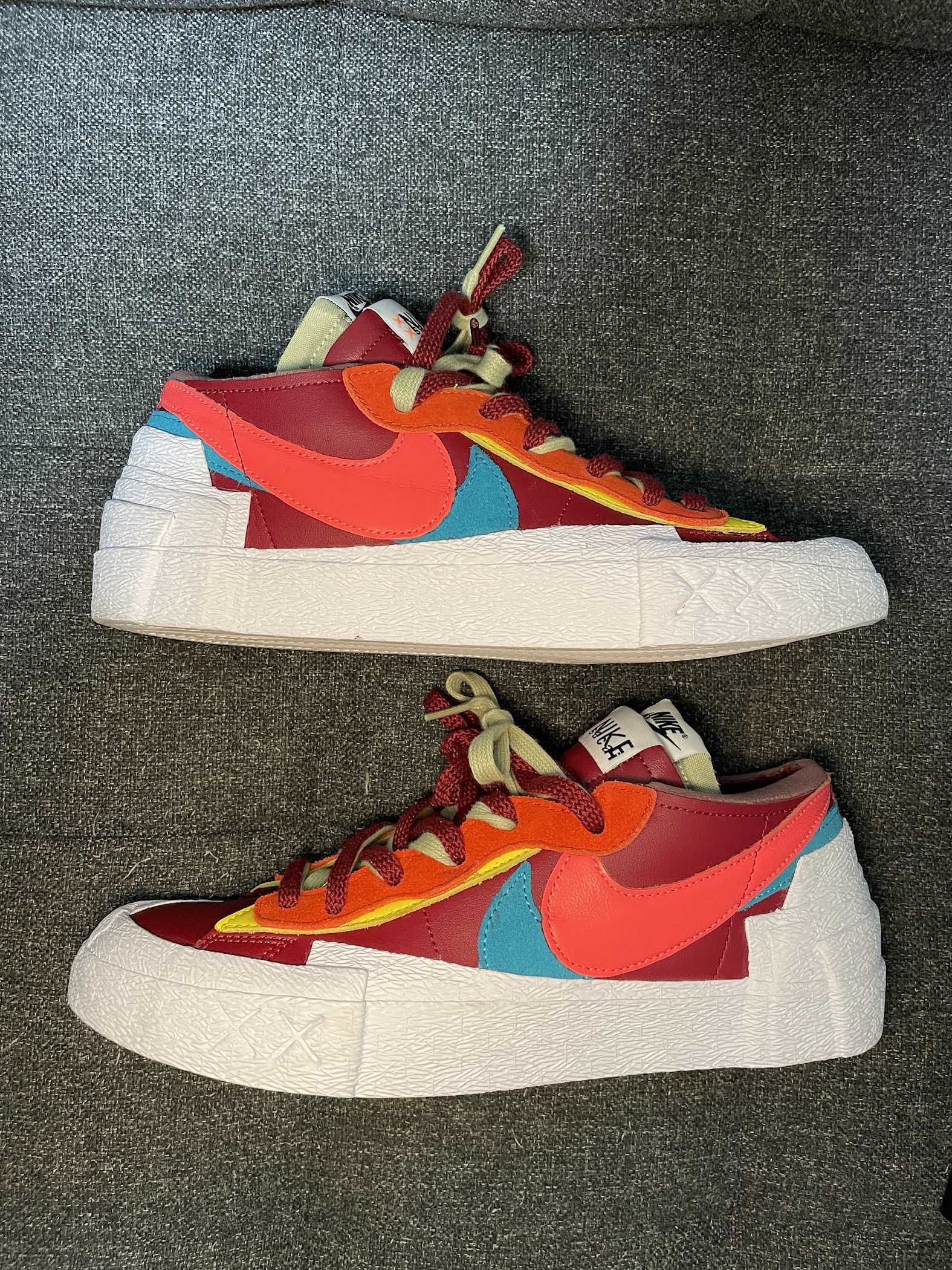 KAWS × sacai × Nike Blazer Low "Team Red"