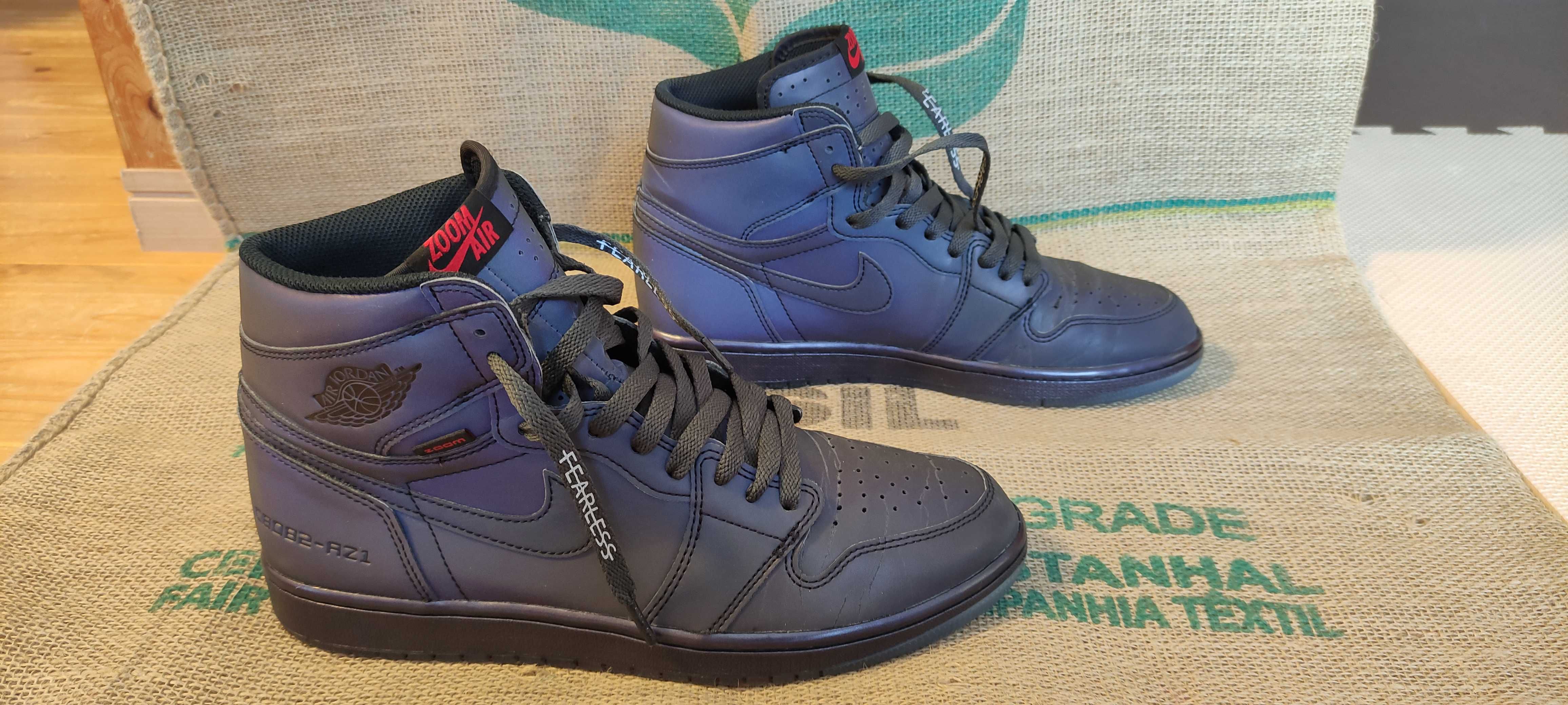 Nike Air Jordan 1 High Zoom Fearless "Multi Color/Varsity Red/Black"