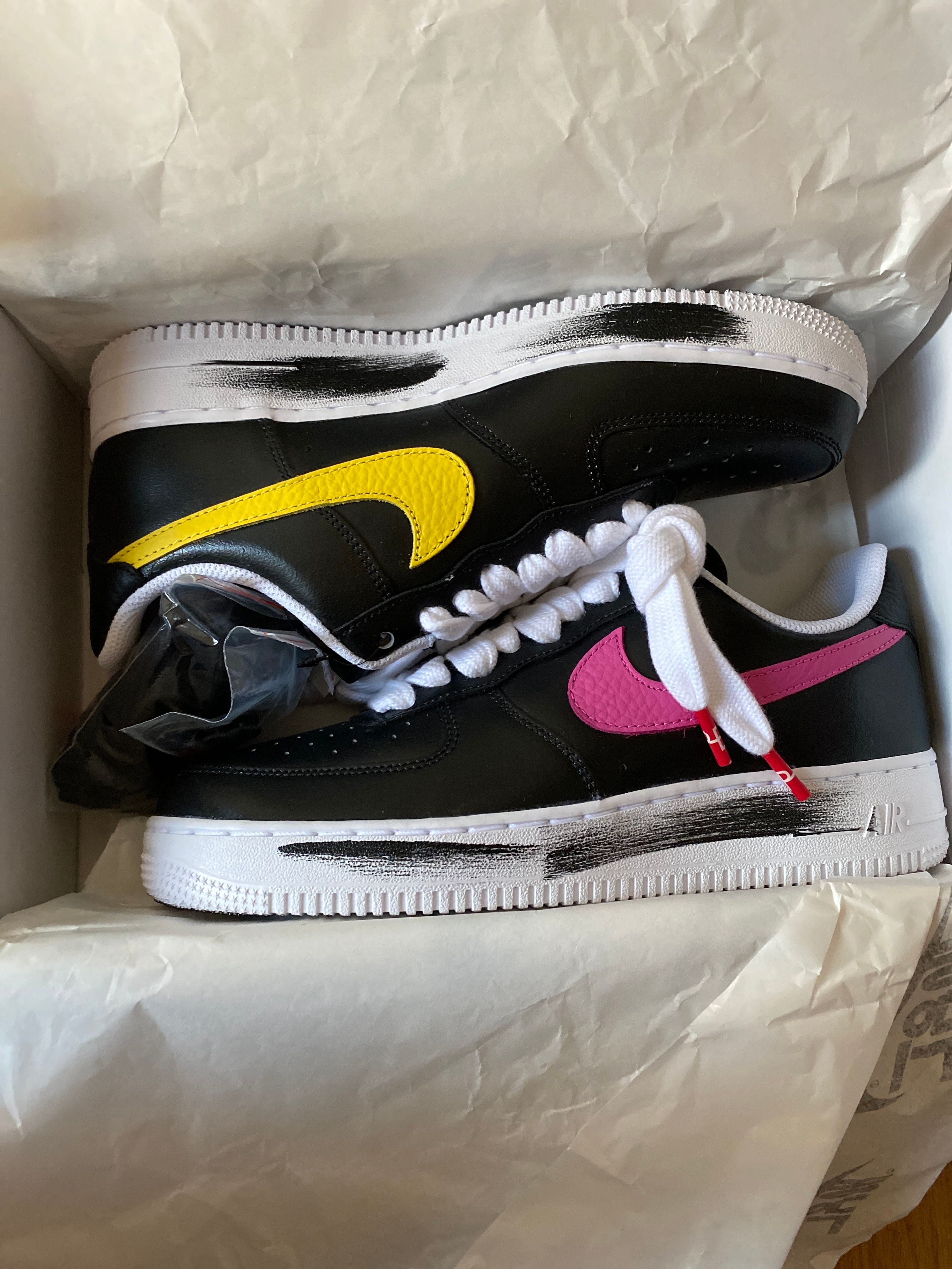 PEACEMINUSONE × Nike Air Force 1 Low '07 Para-Noise 3.0 "Black and Multi-Color" / G-DRAGON