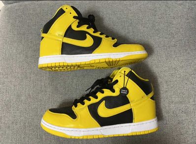 Nike Dunk High "Black/Varsity Maize"