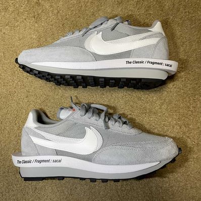 Fragment × sacai × Nike LD Waffle "Light Smoke Grey"