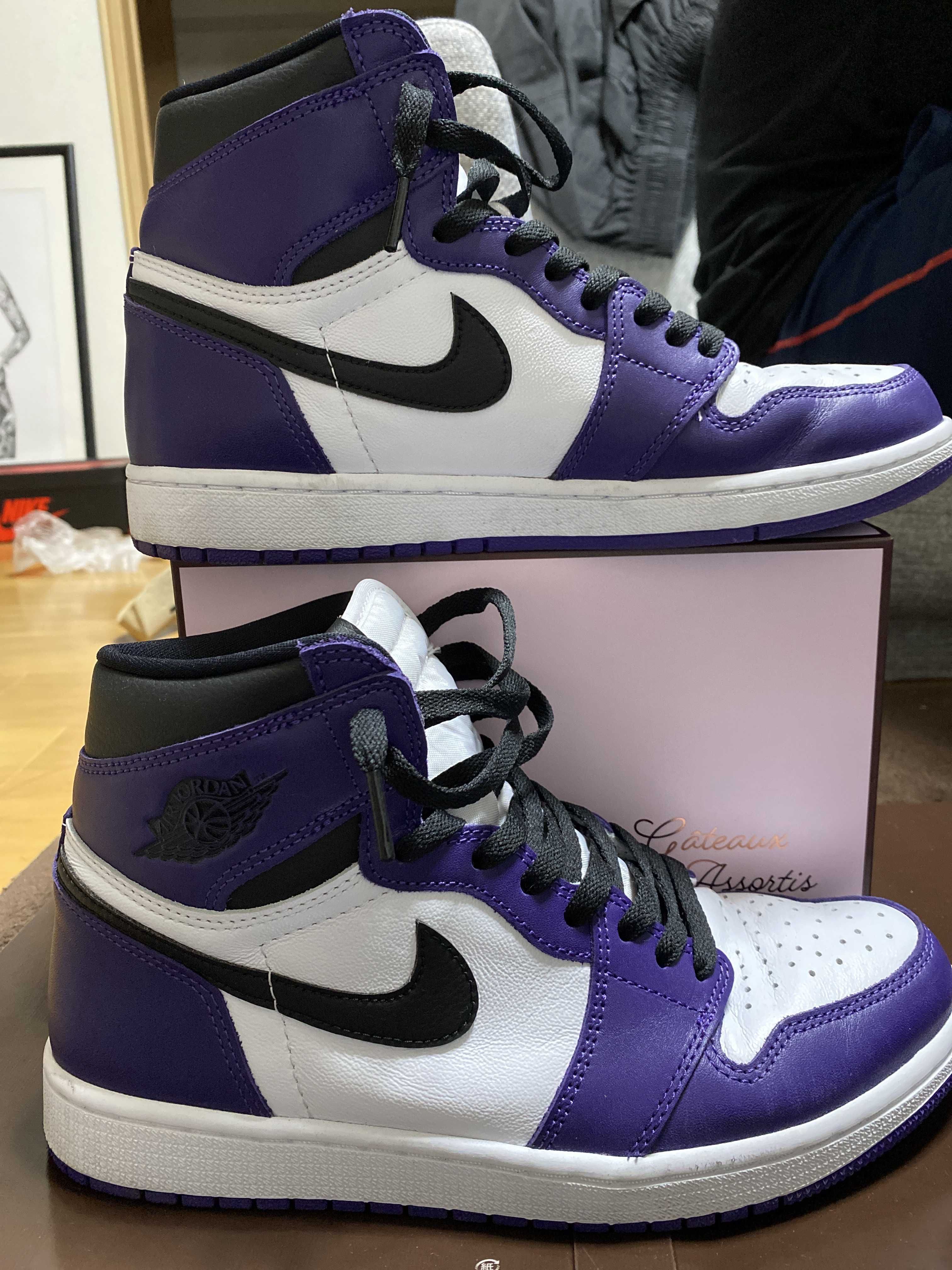 Nike Air Jordan 1 Retro High OG "Court Purple White/Black" (2020)