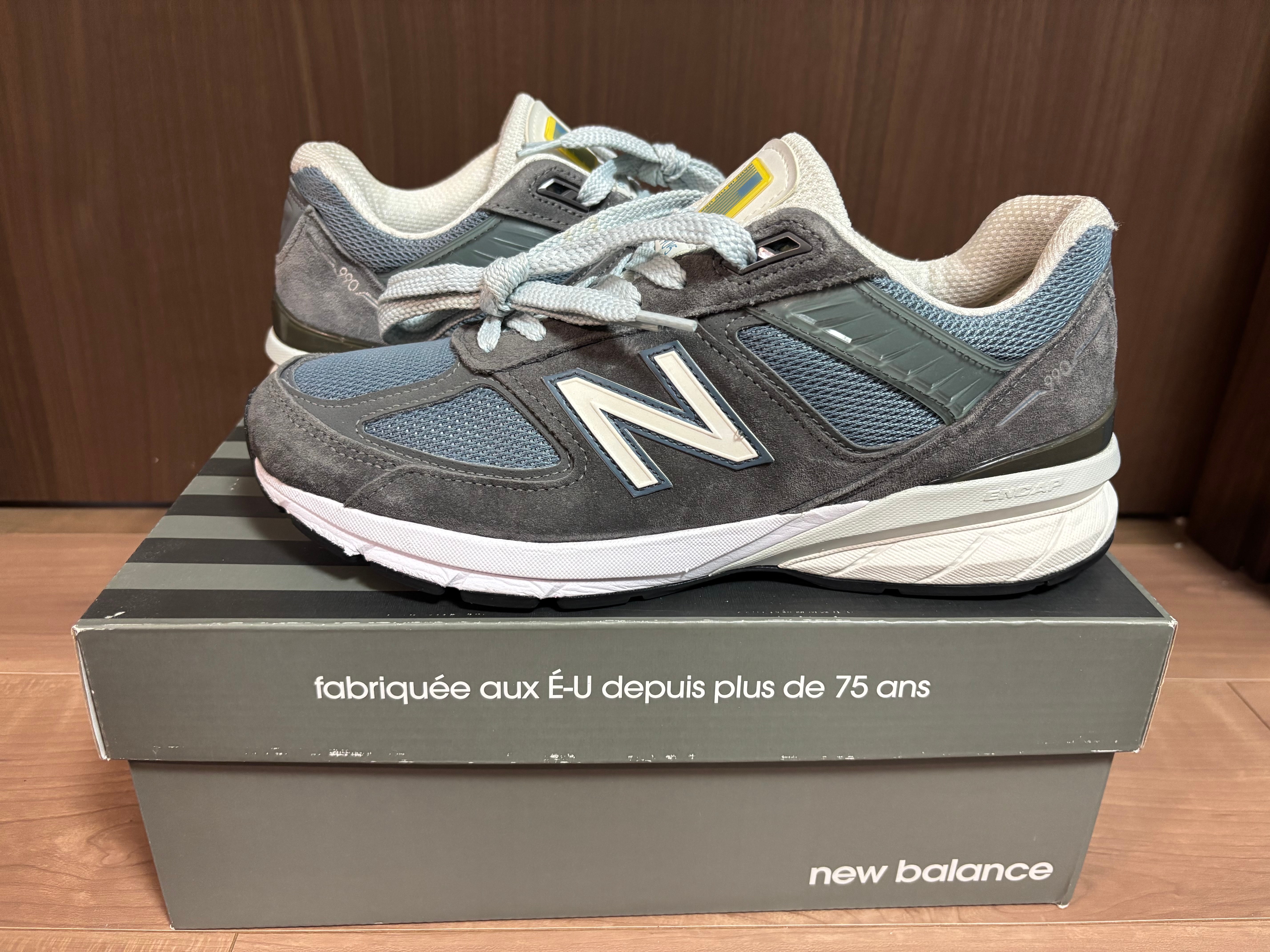 SSZ × 長谷川昭雄 × ニューバランス 990V5 "グレー"