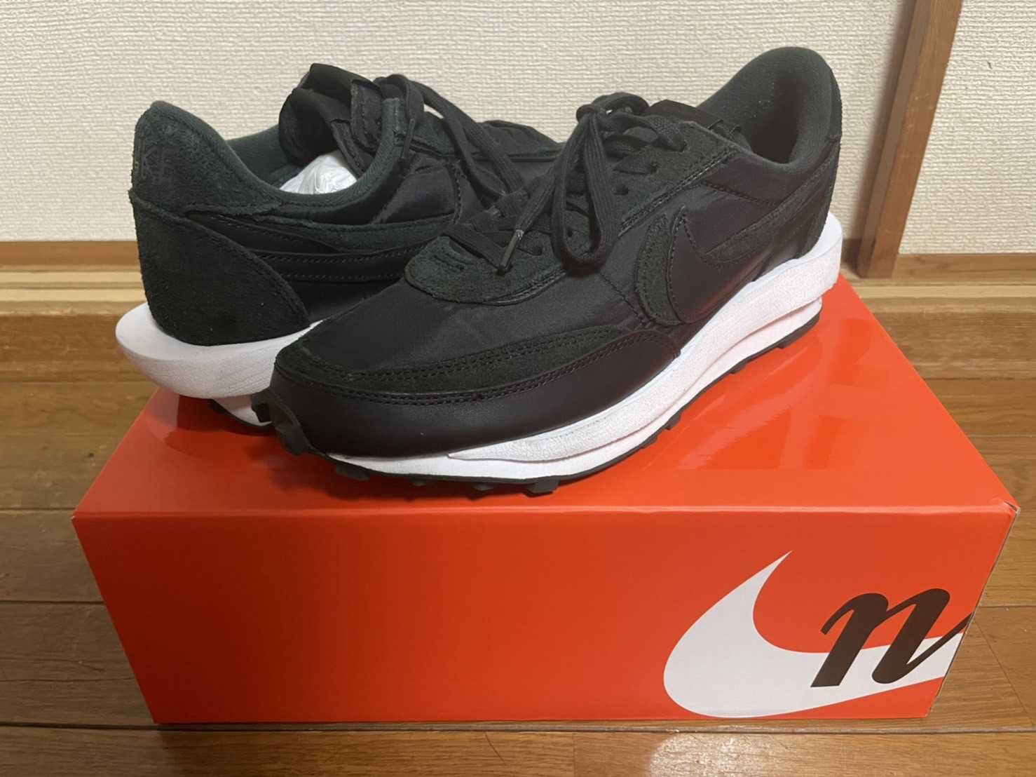 sacai × Nike LDV Waffle "Triple Black"