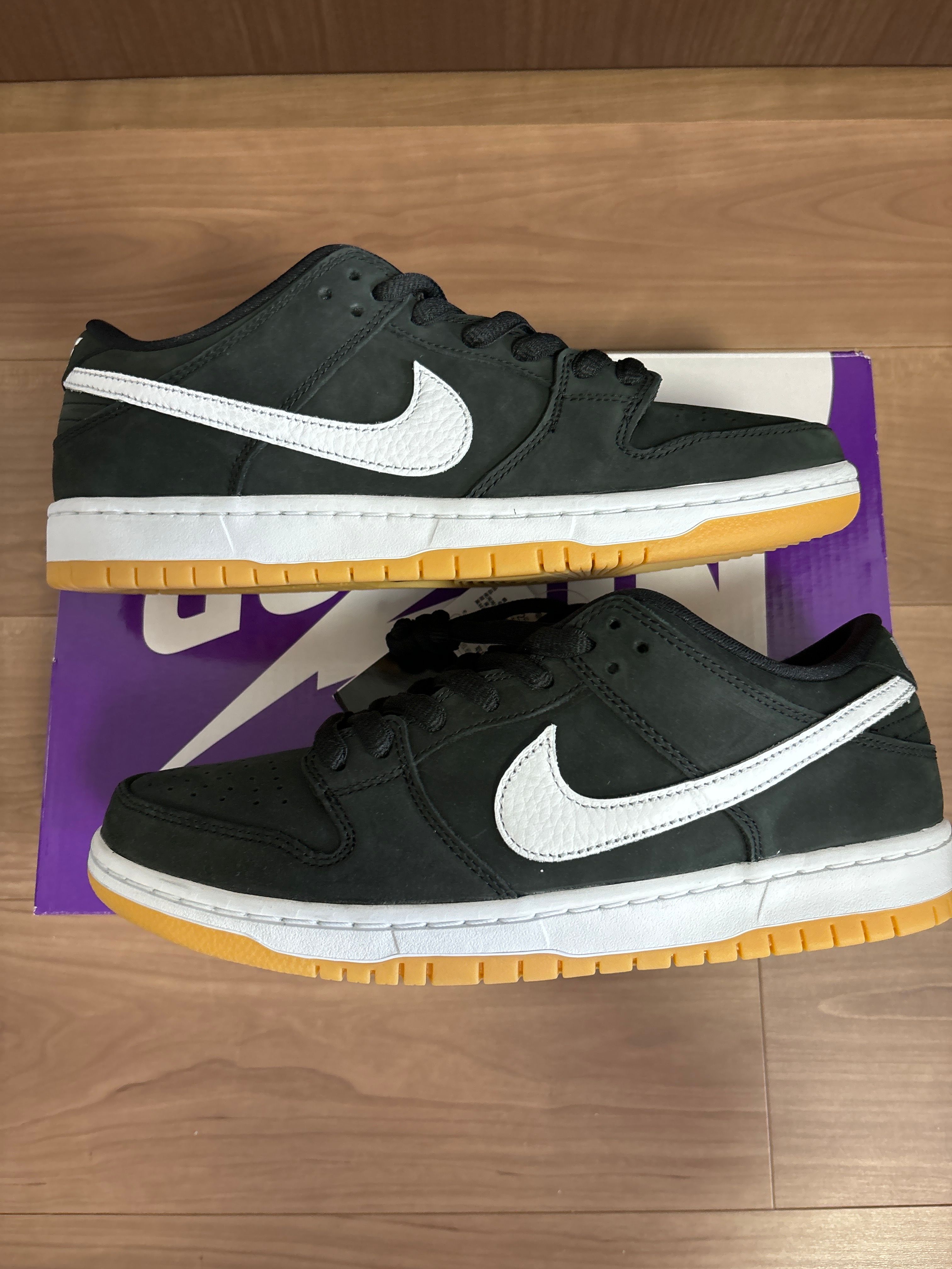 Nike SB Dunk Low Pro "Black/WhiteBlack-Gum Light Brown"