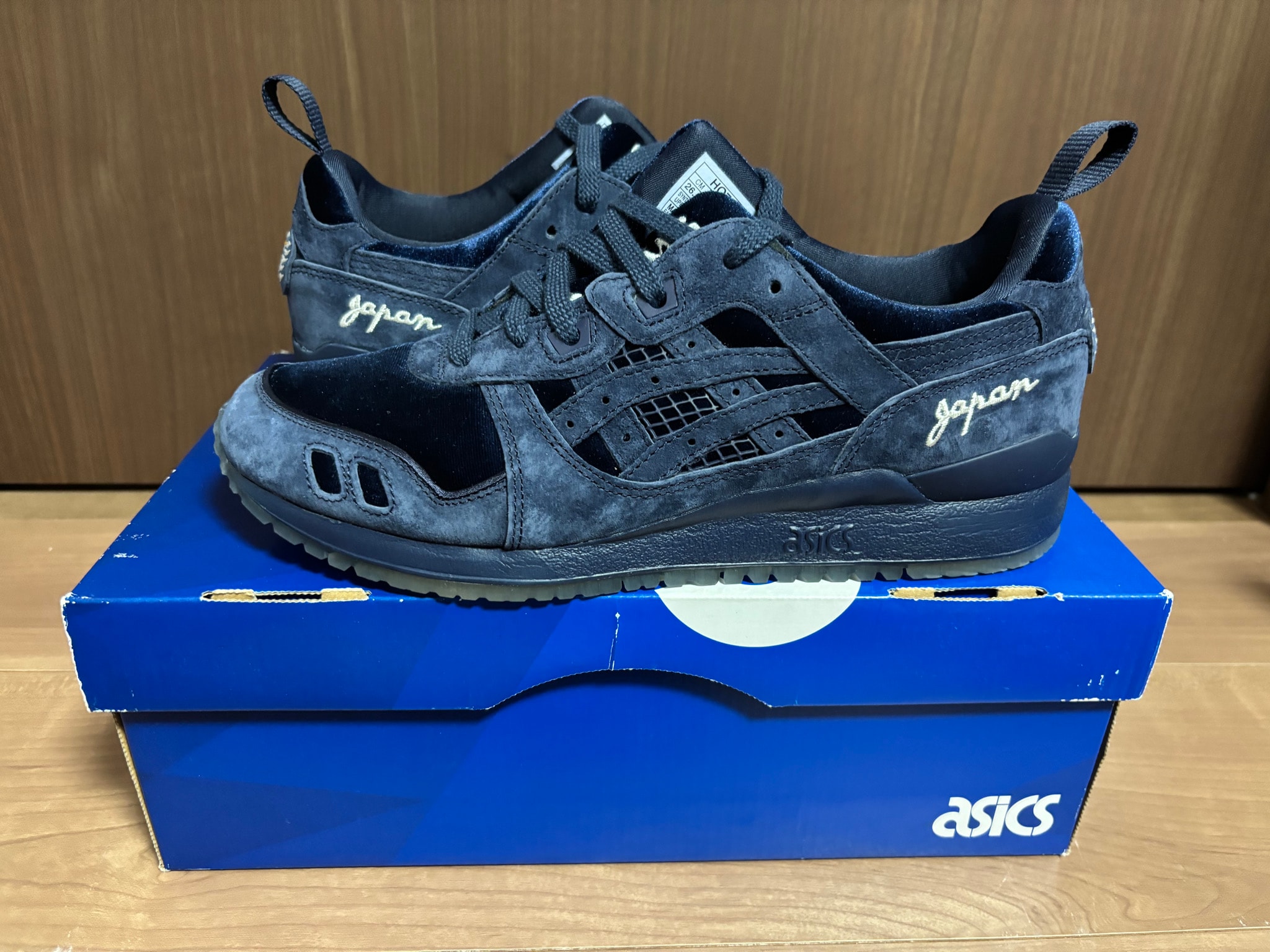 Beams × Mita Sneakers × Asics Tiger Gel-Lyte 3 Souvenir Jacket "Navy"