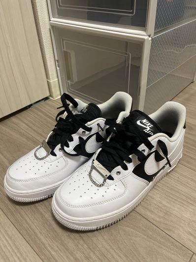 Nike Air Force 1 Low Silver Snap Buttons "White"