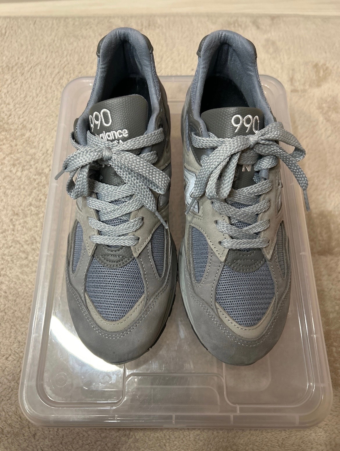 ダブルタップス × ニューバランス 990V2 "グレー"