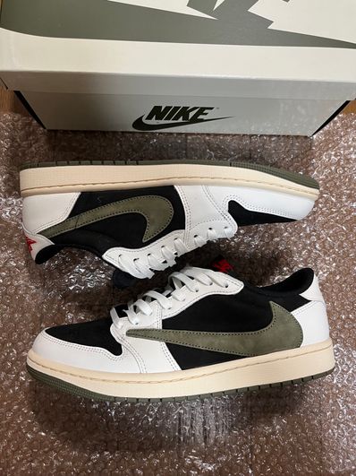 Travis Scott × Nike Women's Air Jordan 1 Low OG "Medium Olive"