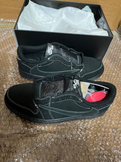 Travis Scott × Nike Air Jordan 1 Low OG SP "Black Phantom"