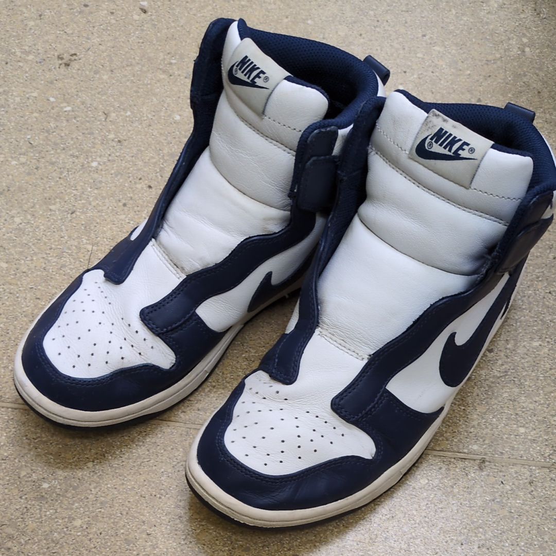 sacai × Nike Women's Dunk High Lux "Midnight Navy"