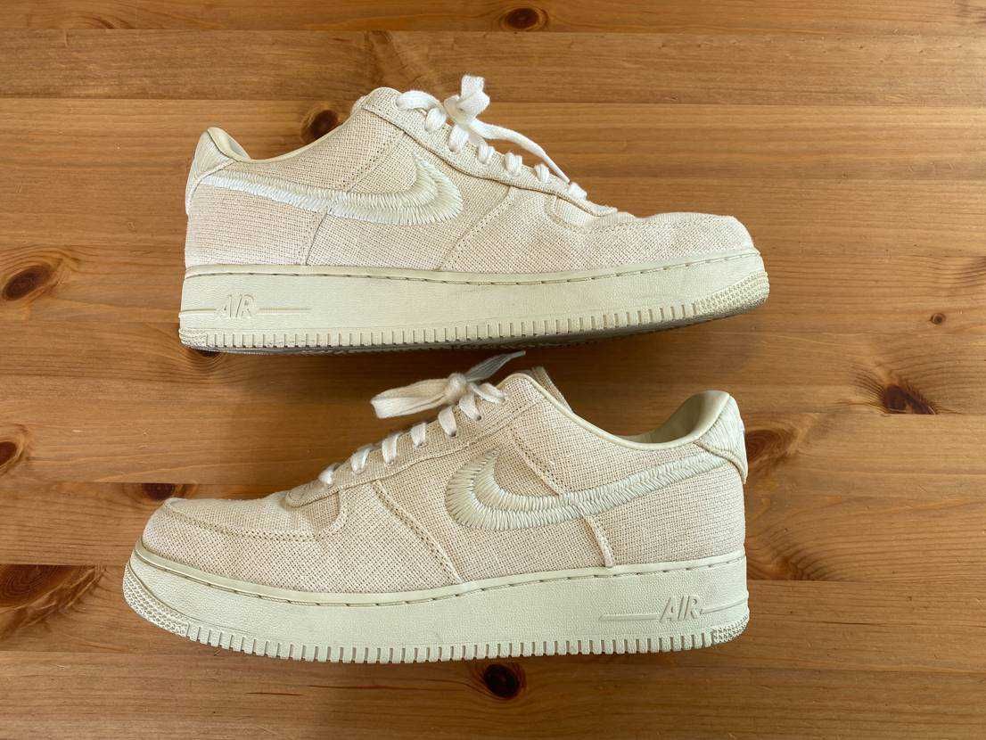 Stussy × Nike Air Force 1 Low "Fossil Stone"