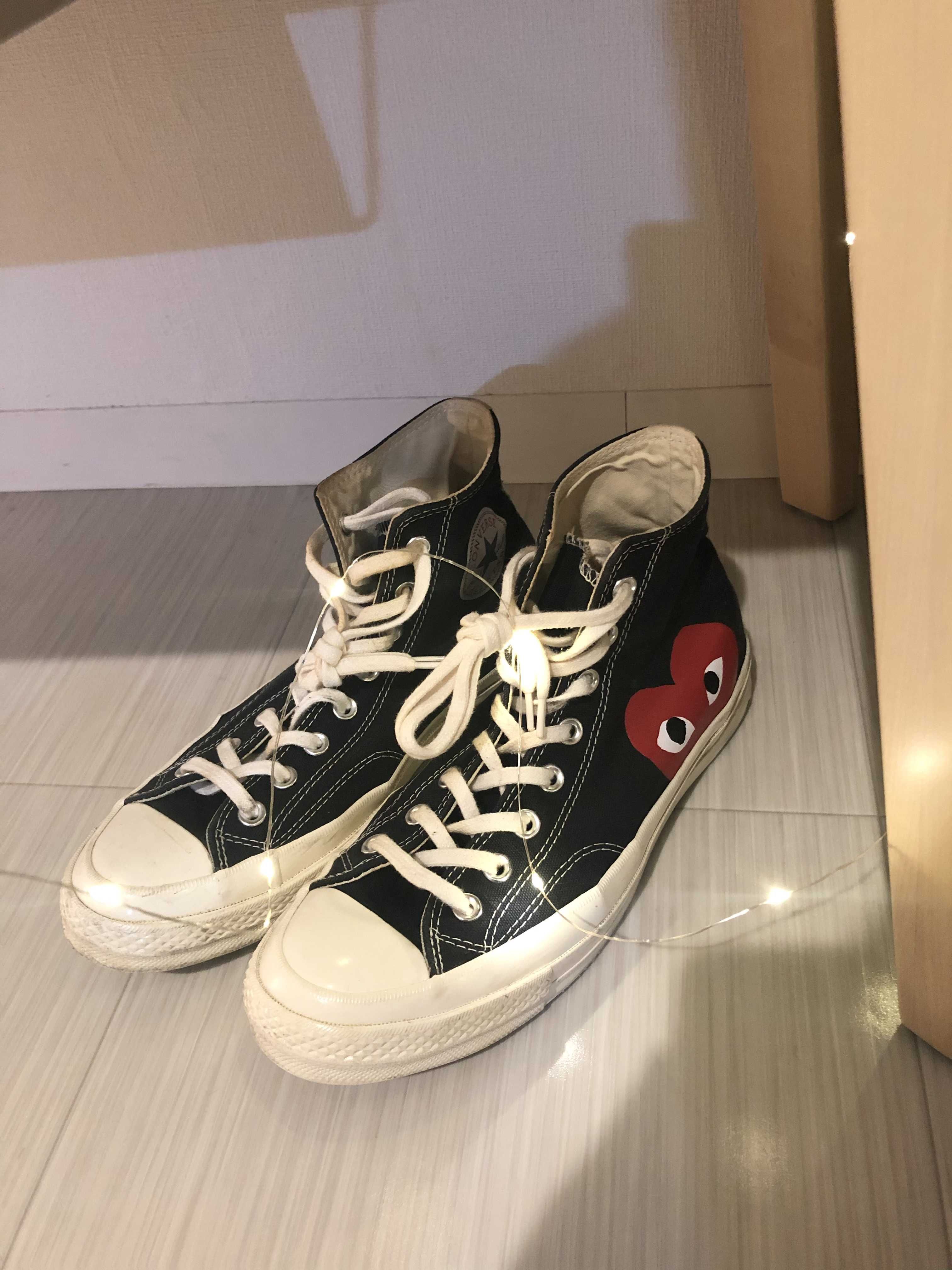 PLAY COMME des GARCONS × Converse All Star Hi "Black"