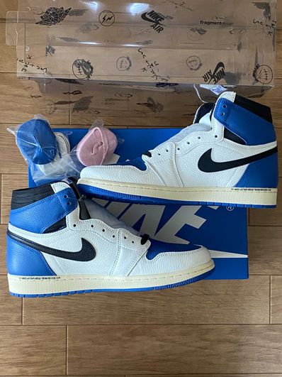 Travis Scott × fragment design × Nike Air Jordan 1 Retro High OG SP "Military Blue"