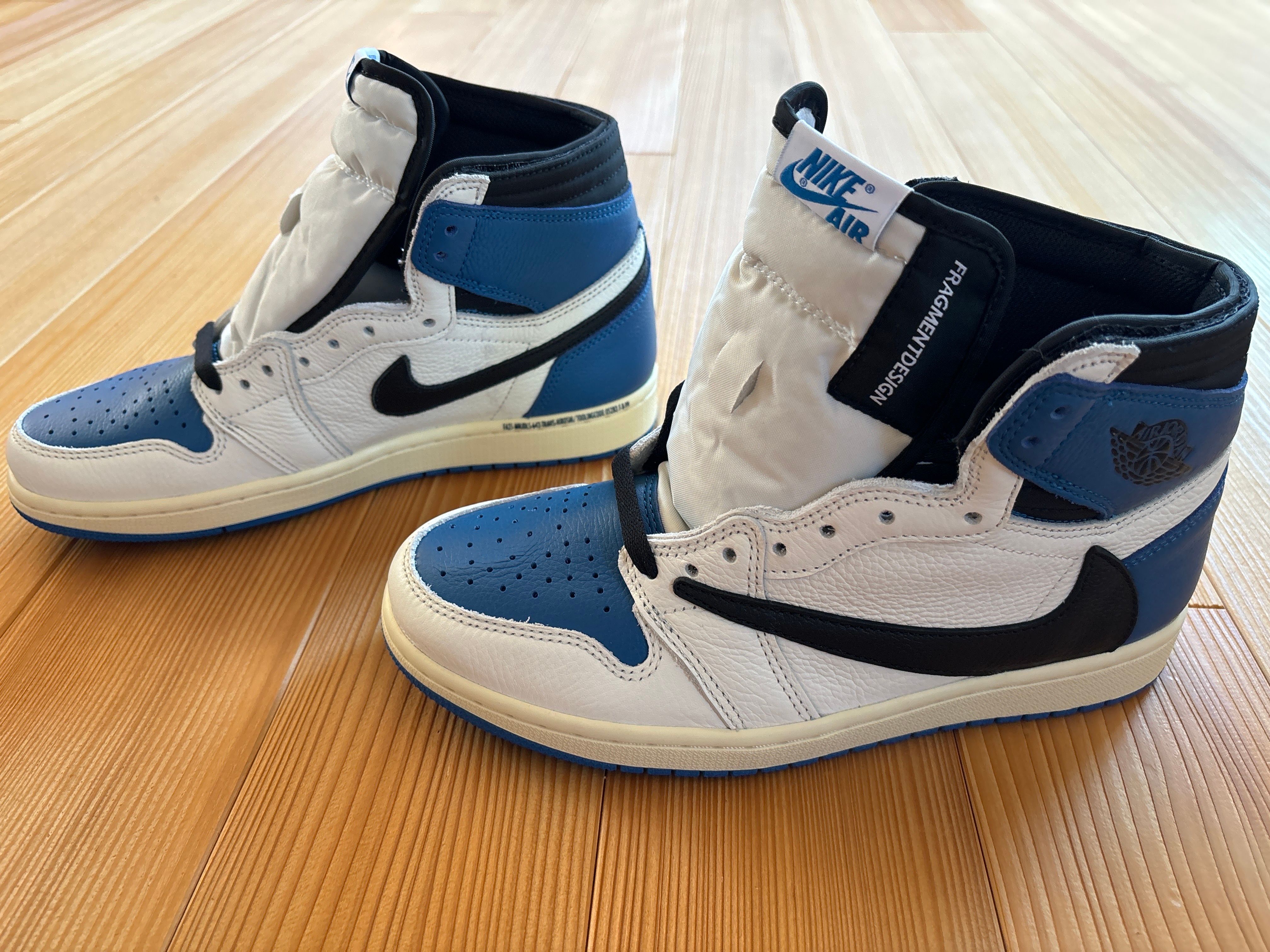 Travis Scott × fragment design × Nike Air Jordan 1 Retro High OG SP "Military Blue"