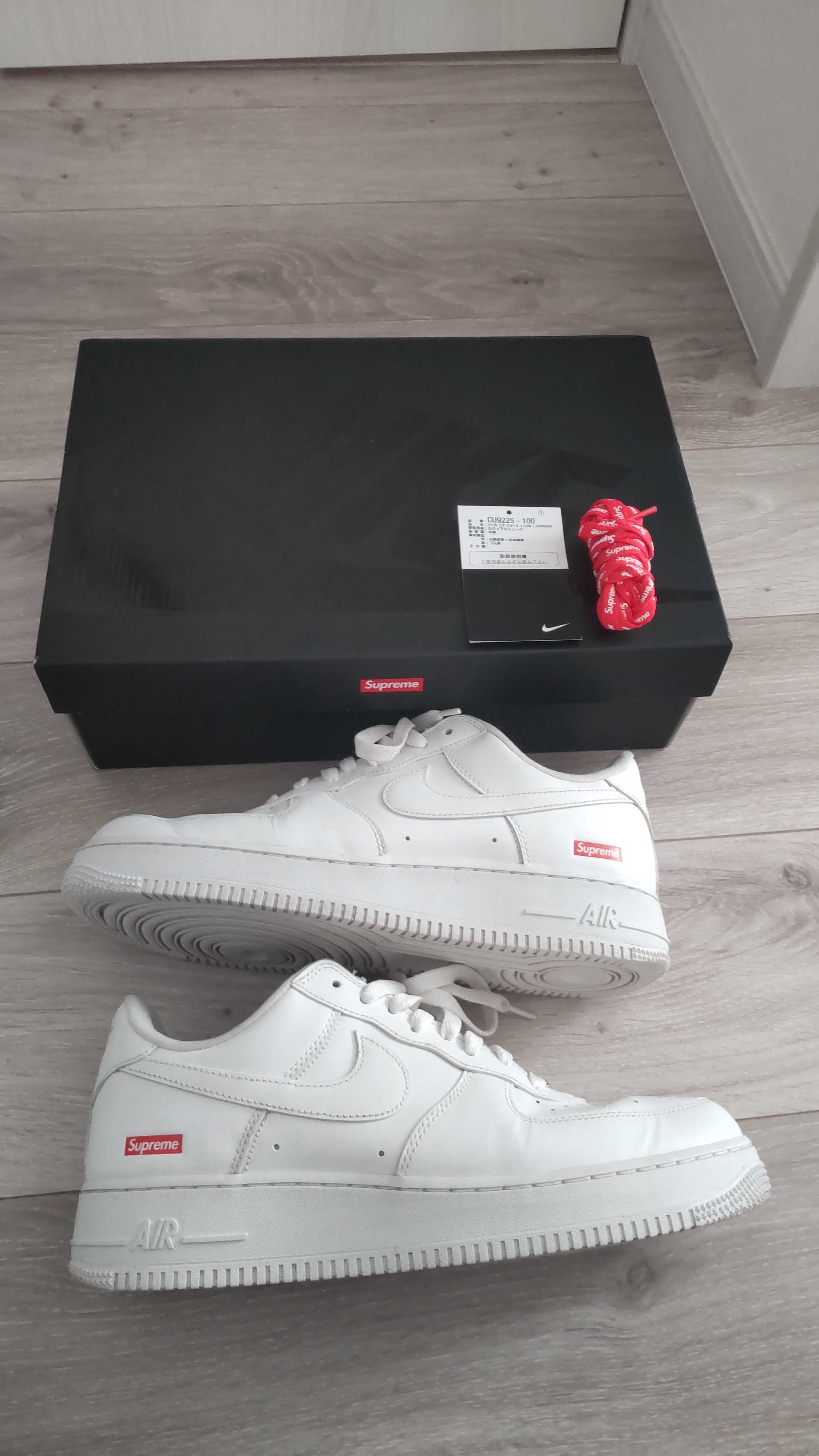 Supreme × Nike Air Force 1 Low "White"