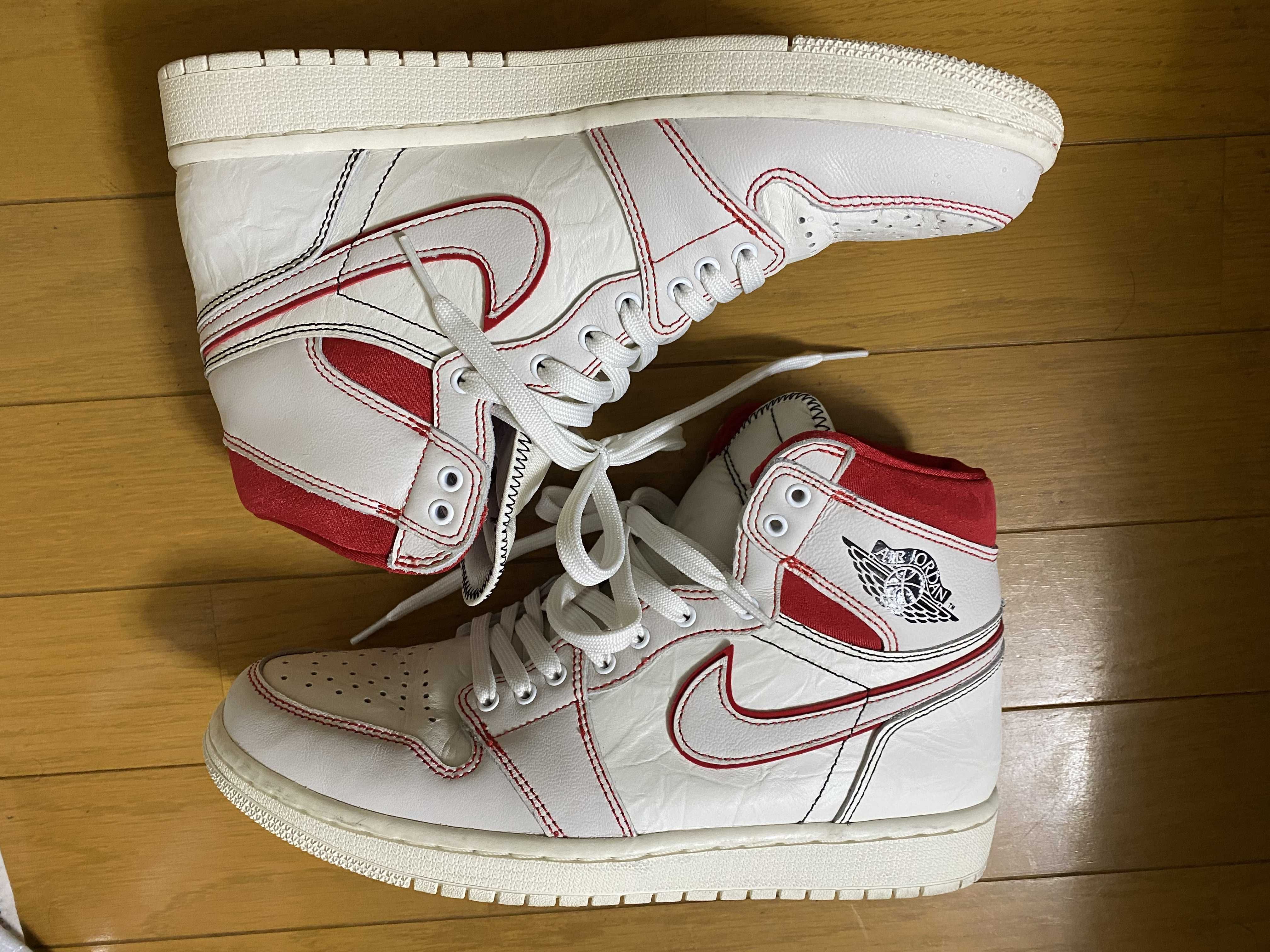 Nike Air Jordan 1 Retro High OG "Sail/University Red"     