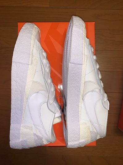 sacai × Nike Blazer Low "White Patent Leather"
