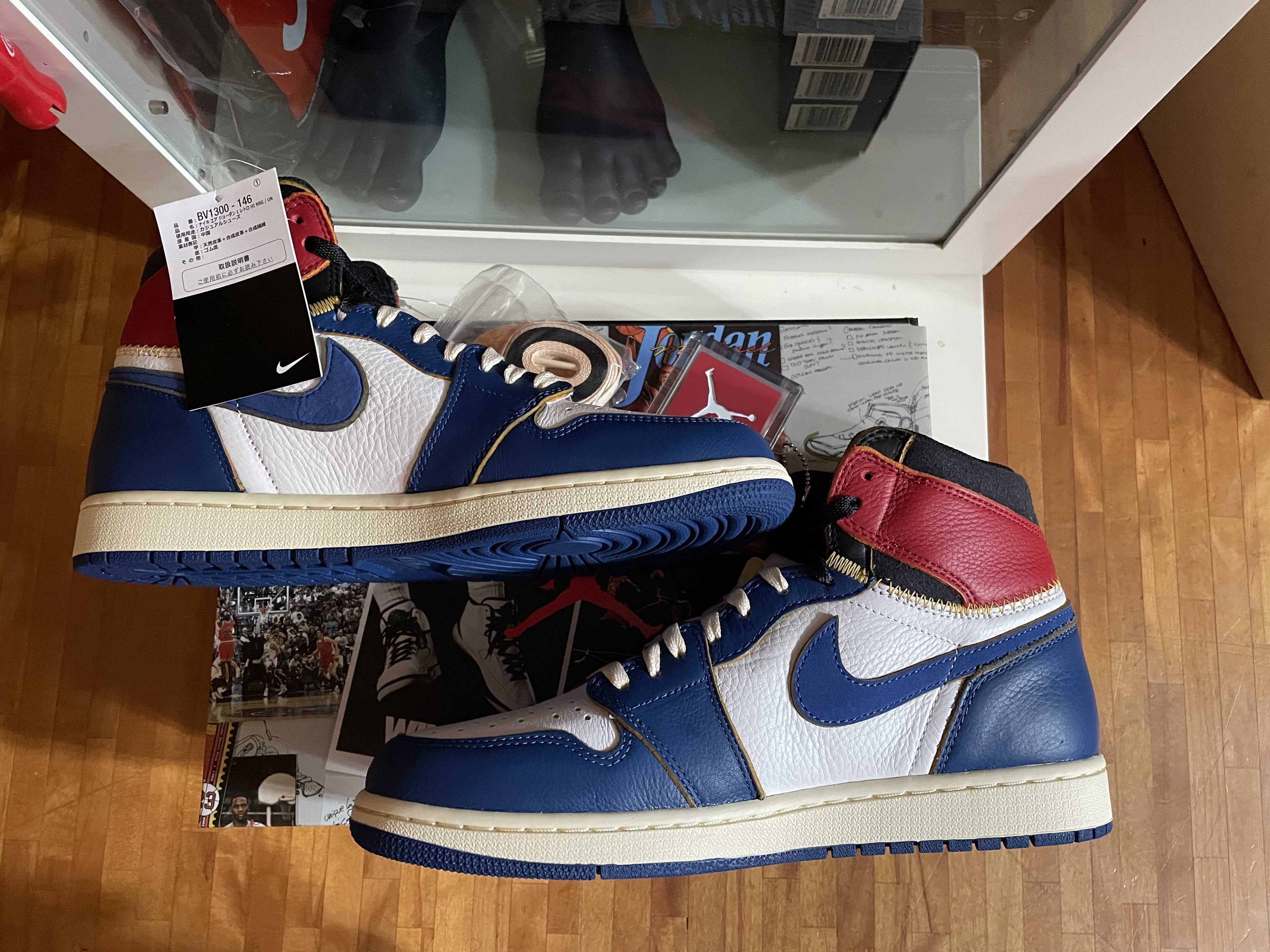 Union × Nike Air Jordan 1 Retro High OG NRG "Storm Blue/Varsity Red"