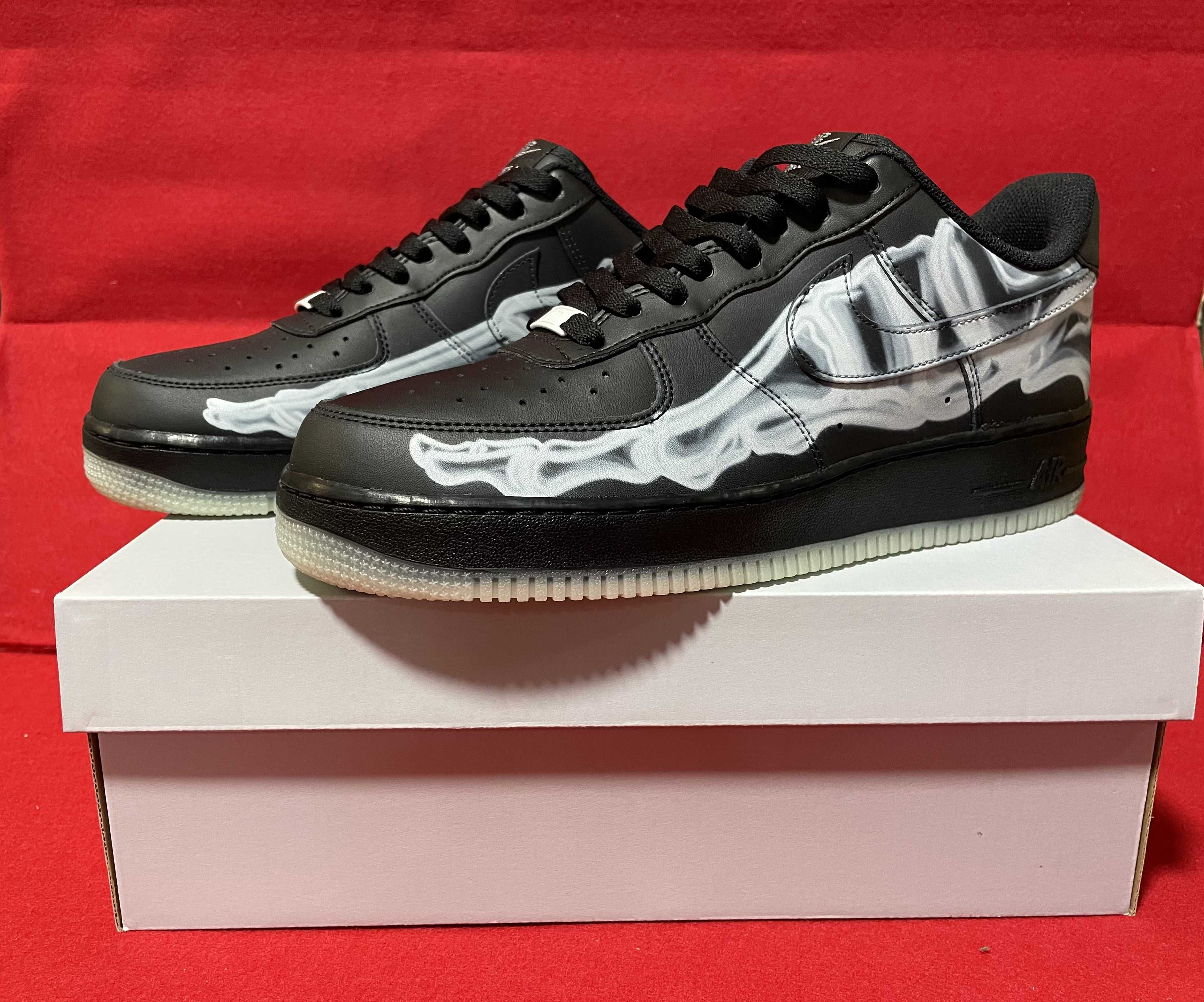Nike Air Force 1 Low "Black Skeleton"