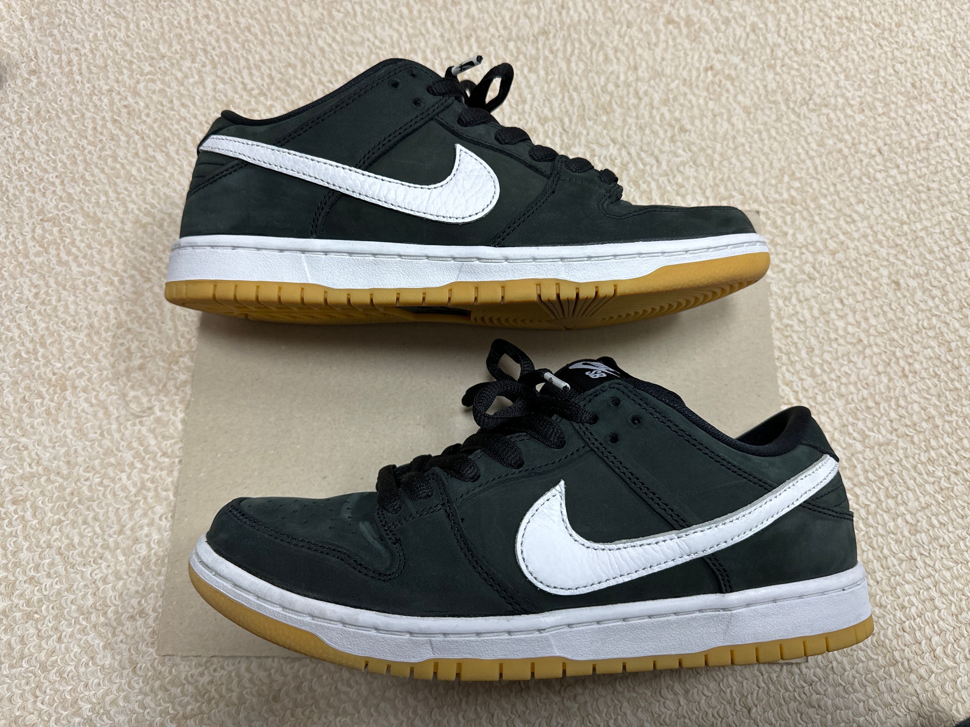 Nike SB Dunk Low Pro "Black/WhiteBlack-Gum Light Brown"