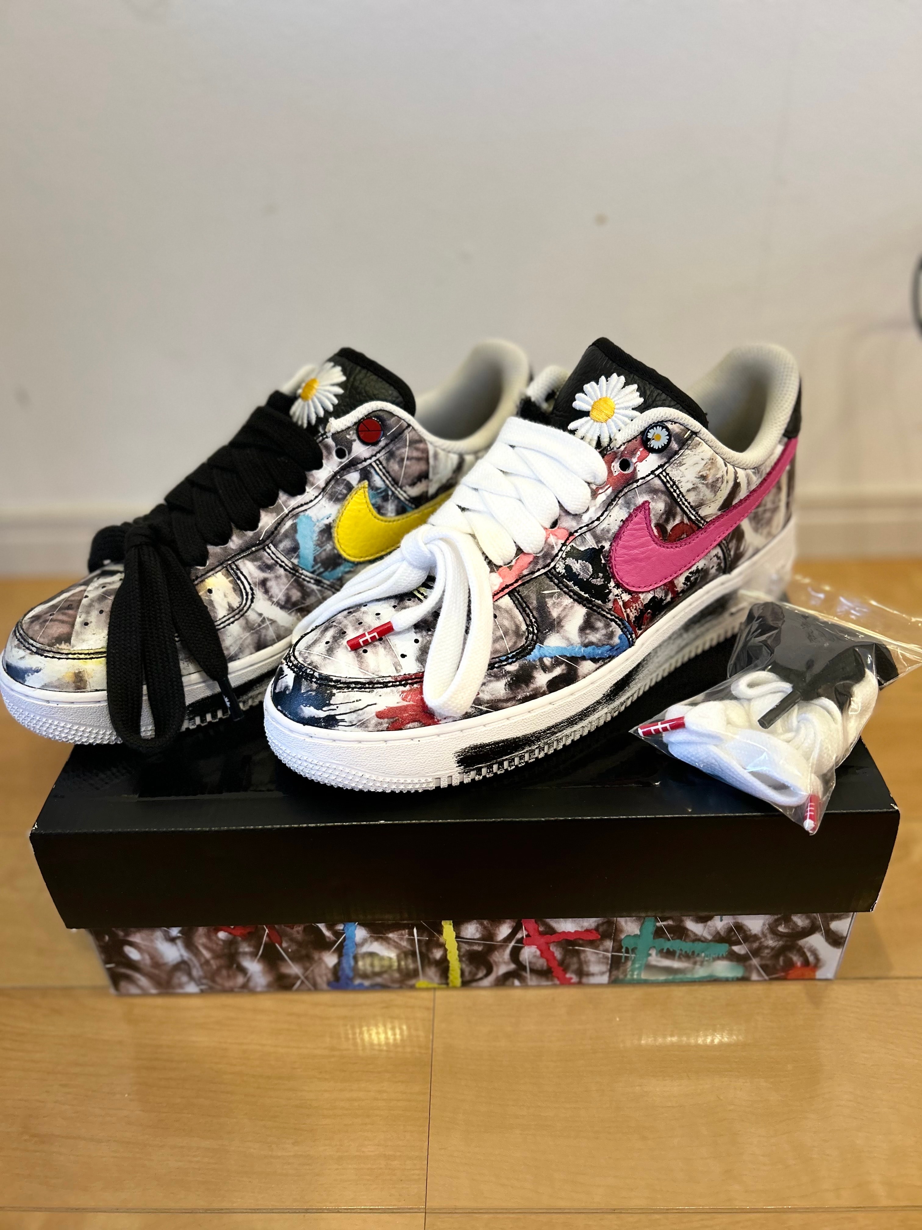 PEACEMINUSONE × Nike Air Force 1 Low '07 Para-Noise 3.0 "Black and Multi-Color" / G-DRAGON