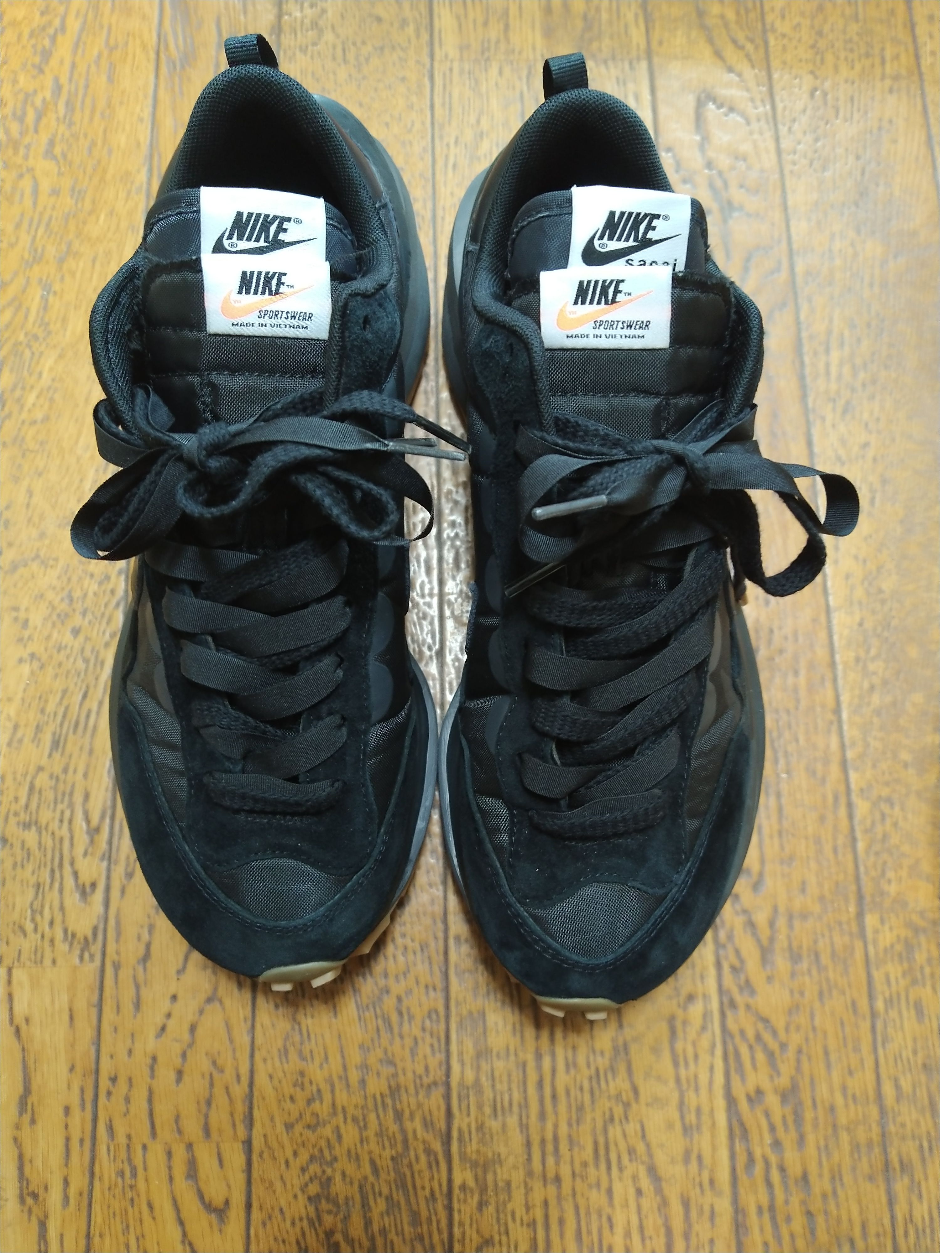 sacai × Nike VaporWaffle "Black Gum"
