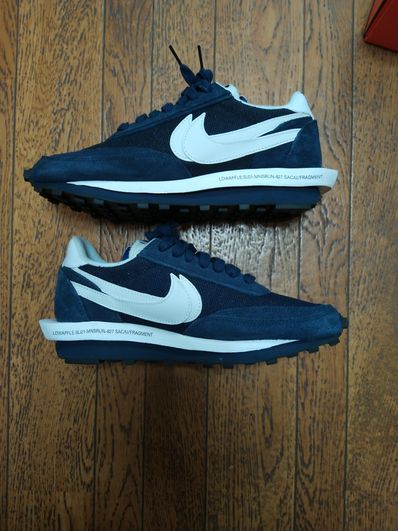 Fragment × sacai × Nike LD Waffle "Blackended Blue"