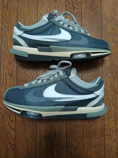 sacai × Nike Zoom Cortez "Iron Grey"