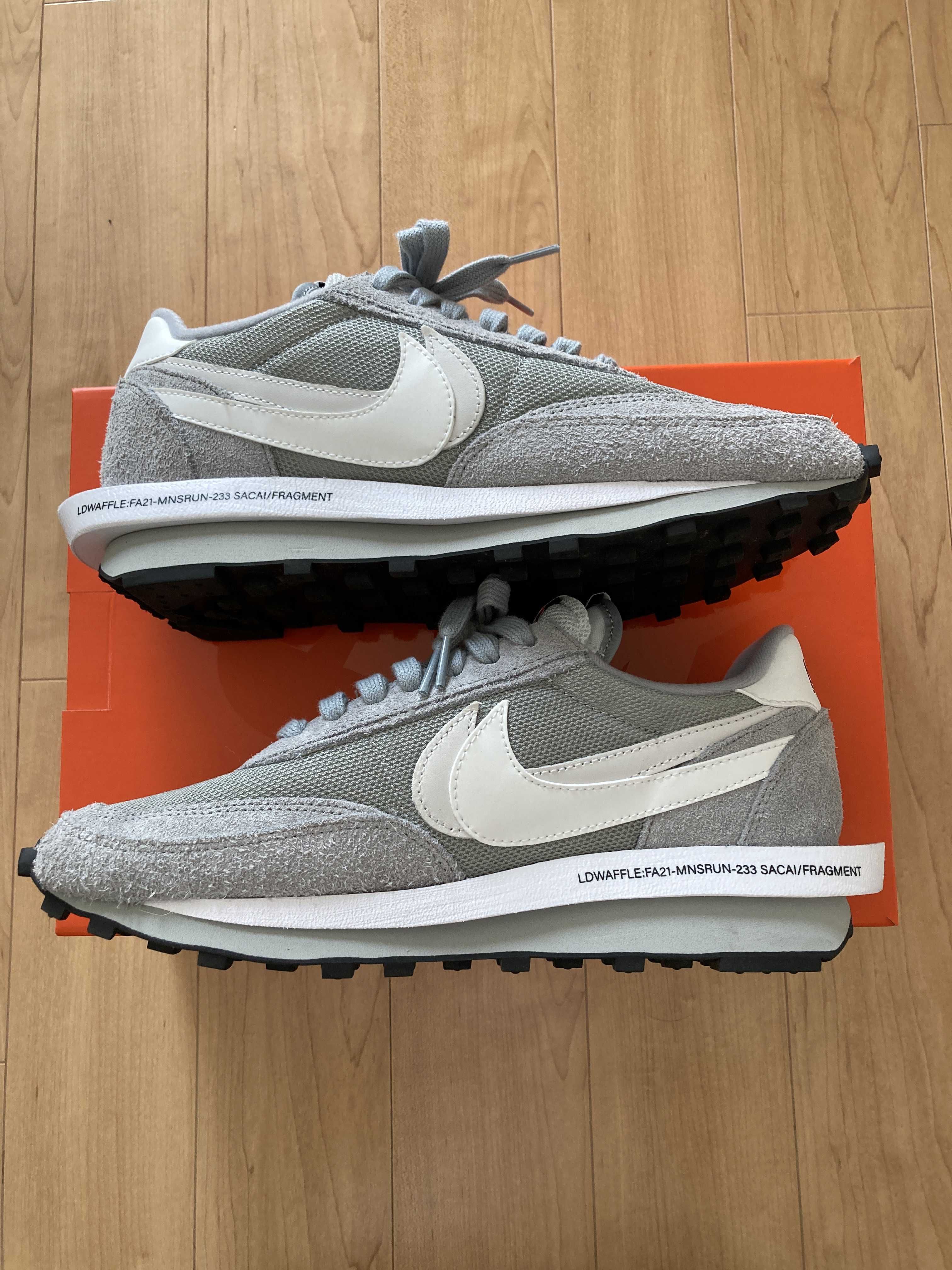 Fragment × sacai × Nike LD Waffle "Light Smoke Grey"