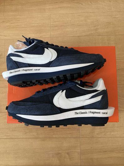 Fragment × sacai × Nike LD Waffle "Blackended Blue"