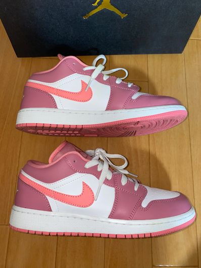 Nike GS Air Jordan 1 Low "Desert Berry/White/Coral Chalk"