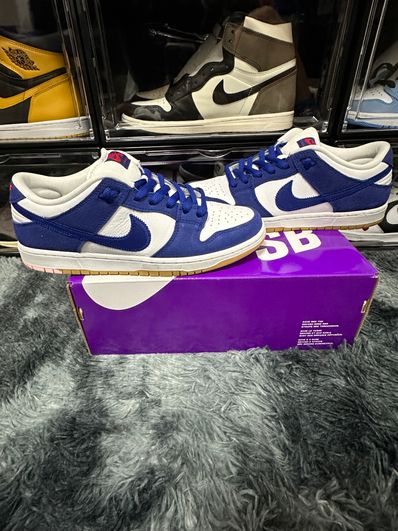 Nike SB Dunk Low "Los Angeles Dodgers/Deep Royal Blue"