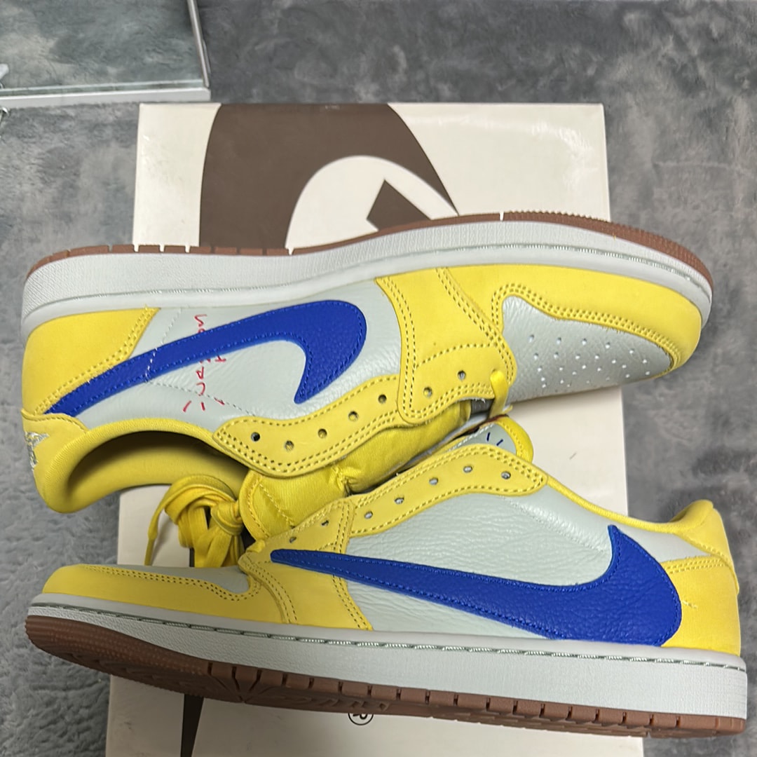 Travis Scott × Nike Women's Air Jordan 1 Retro Low OG "Canary"