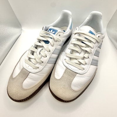 adidas Samba OG "Footwear White/Clear Sky/Blue"
