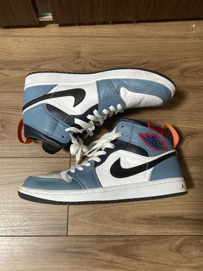 FACETASM × Nike Air Jordan 1 Mid "White/Navy"