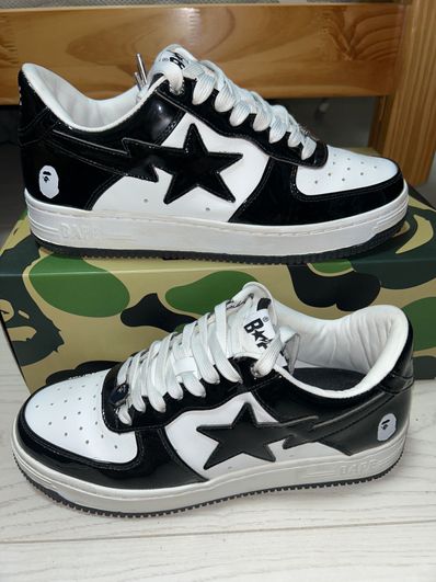 A BATHING APE®︎ BAPE STA Low "Black"