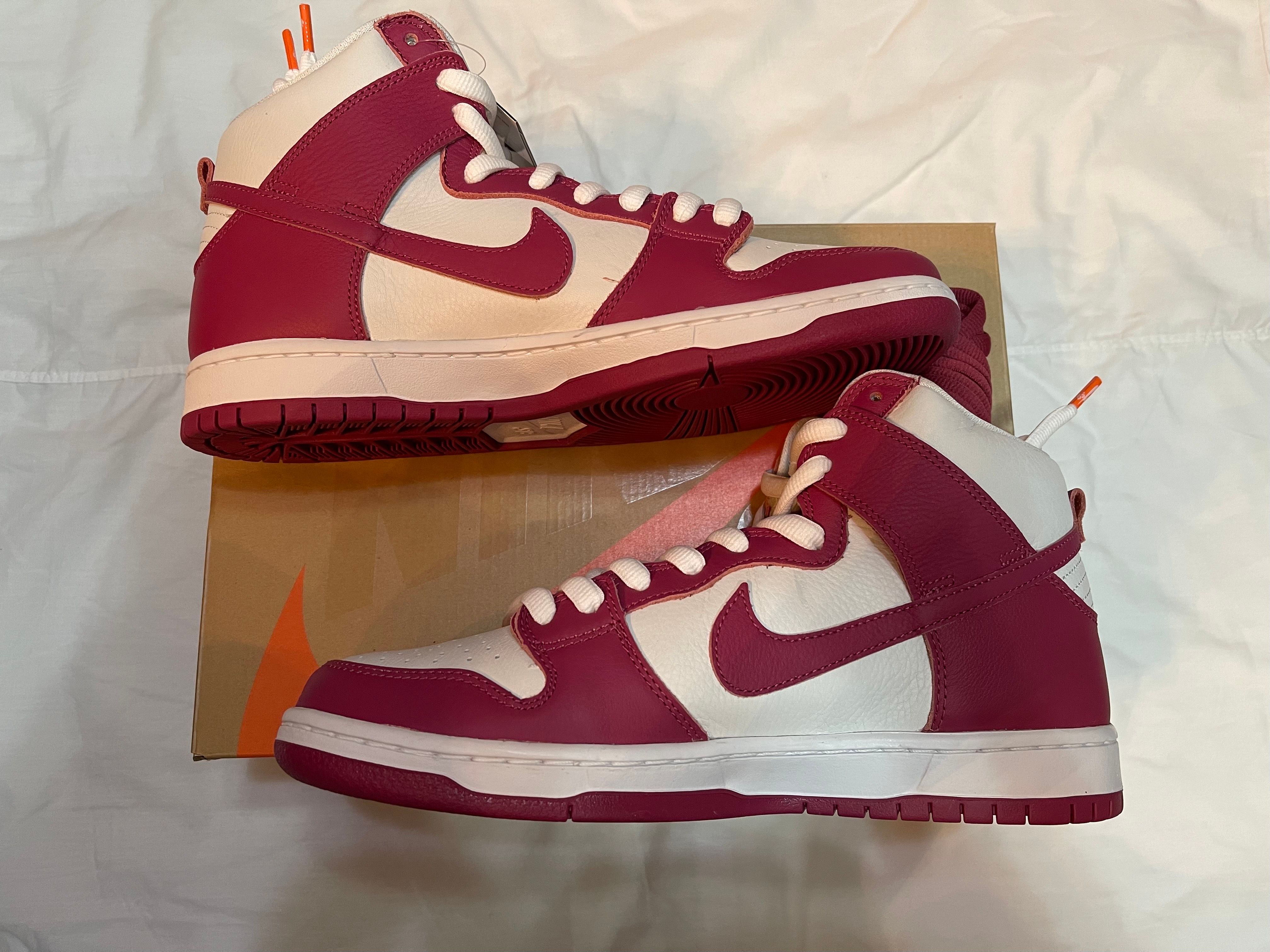 Nike SB Dunk High Pro Orange Label "Sweet Beet"