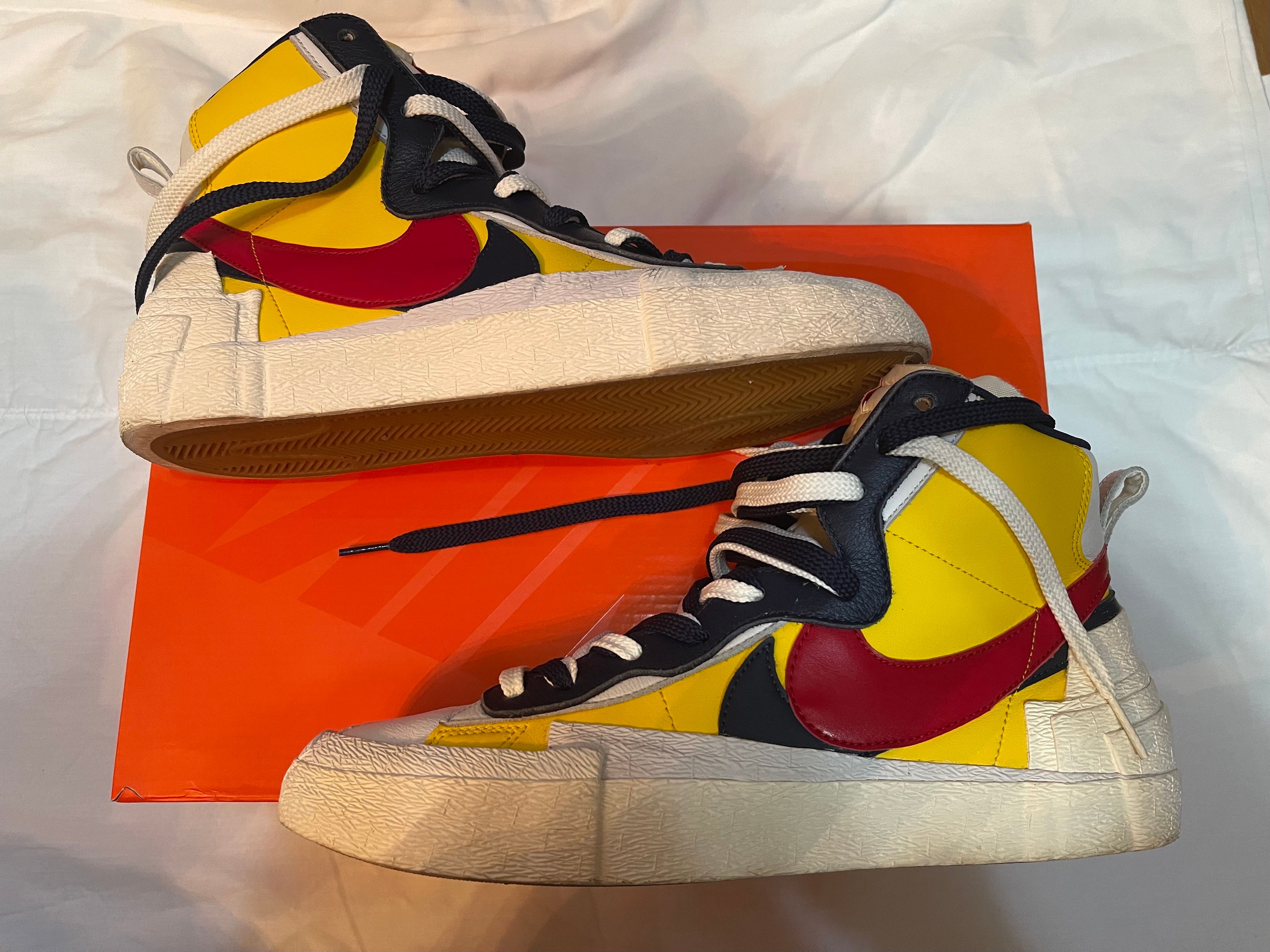 sacai × Nike Blazer Mid "Varsity Maize/Varsity Red"